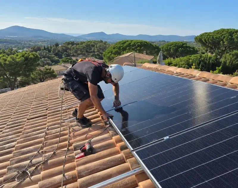 Installateur panneaux solaires Corconne — pose photovoltaïque sur toiture