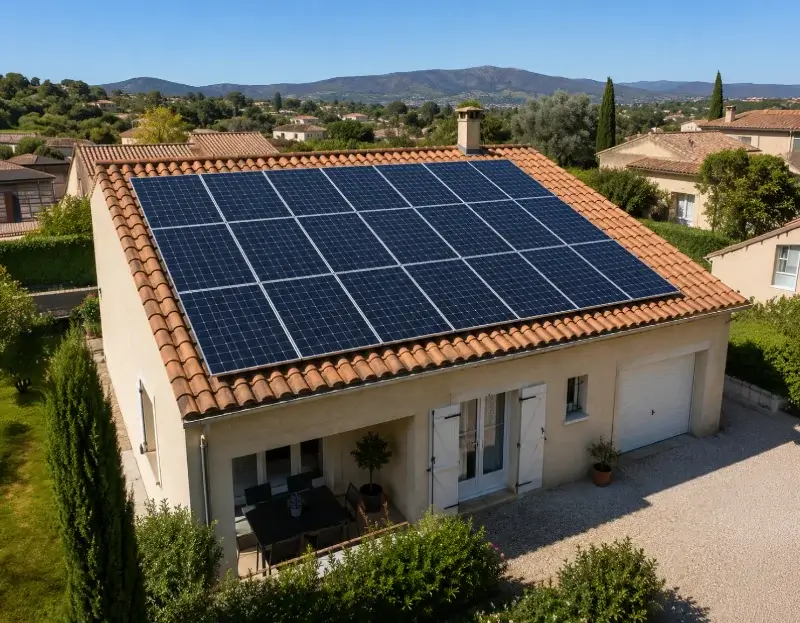 Prime à l'autoconsommation panneaux solaires Corconne — aide financière de l'État
